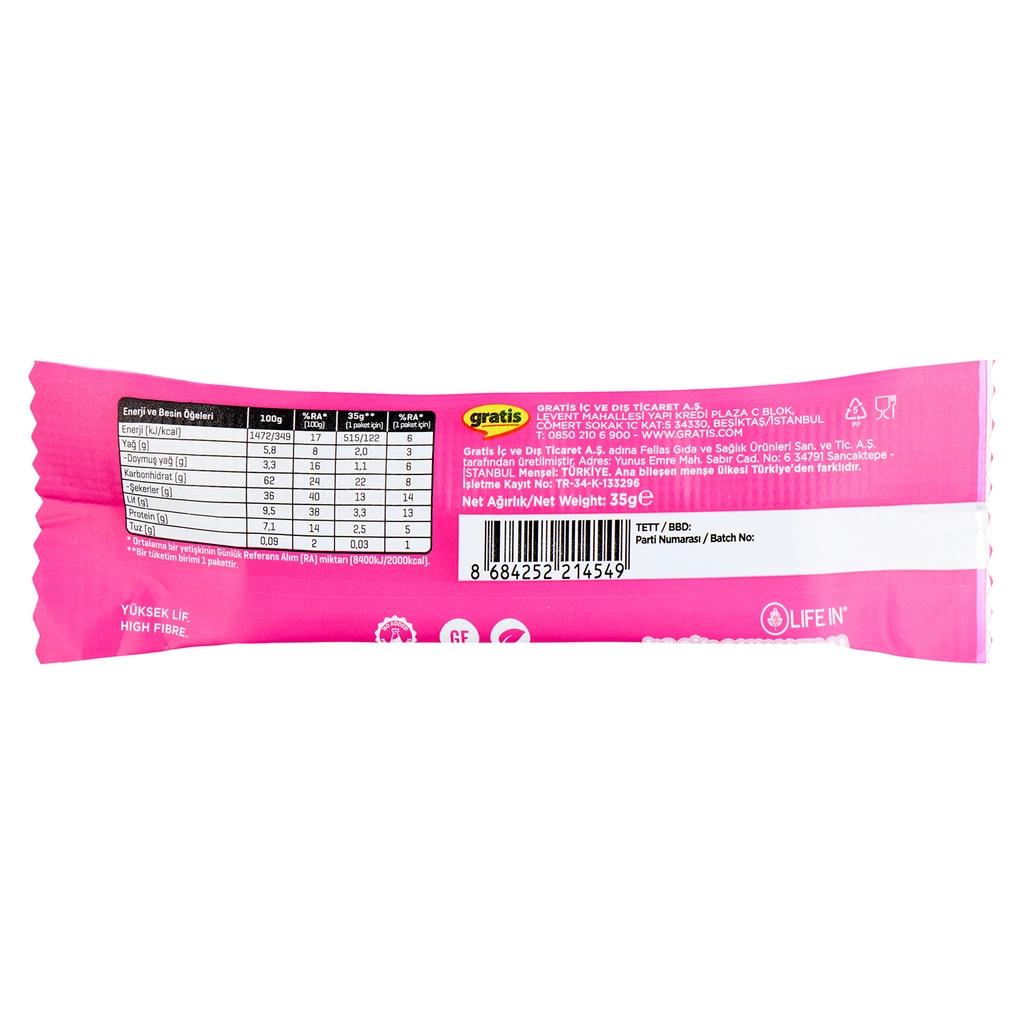 Life In Carob & Strawberry Fruit Bar 35g by Beauty Care Bag