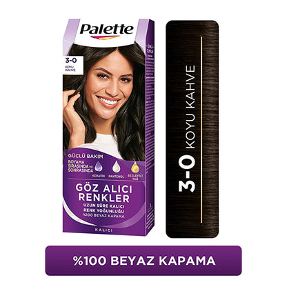 Palette hair dye 3-0 Dark Brown – view 8