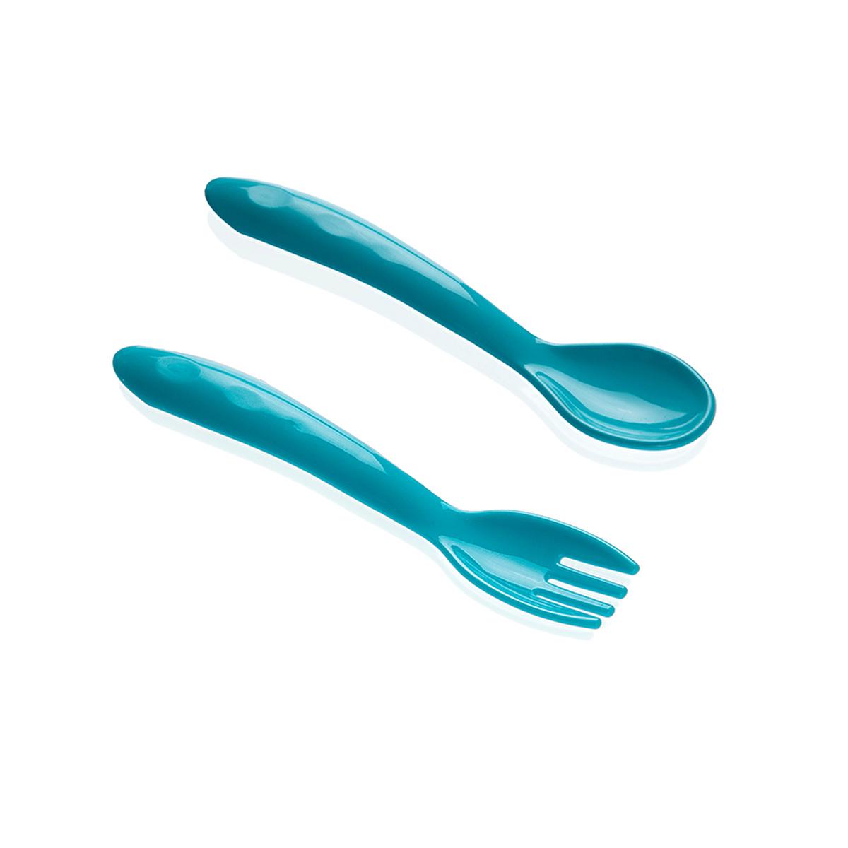 Babyjem Baby Utensil Set - Soft Baby Cutlery & Dishwasher Safe Feeding Tools for Self-Feeding Infants by Beauty Care Bag