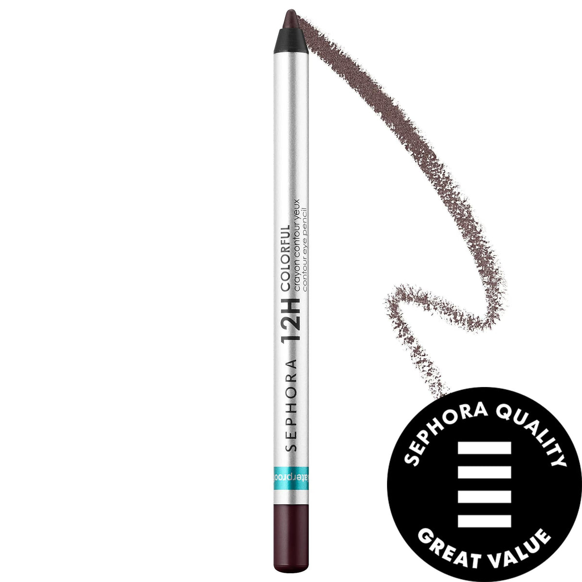 MILANI 12 Hour Contour Pencil Eyeliner - Long-Lasting, Waterproof, Vegan & Cruelty-Free Eyeliner for Precise Eye Definition by Beauty Care Bag