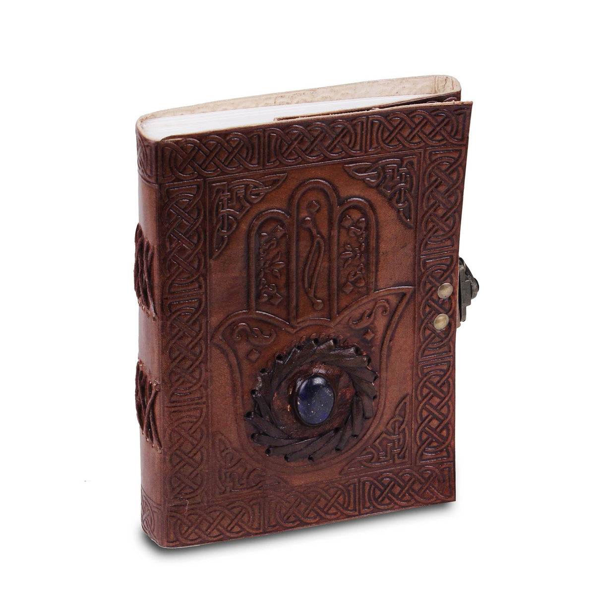 The Blue Topaz Notebook by Classy Leather Bags