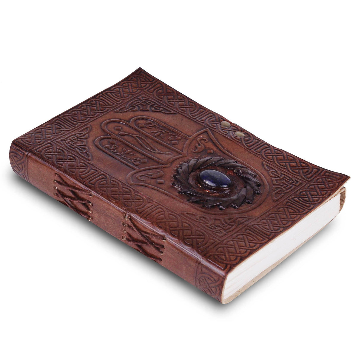 The Blue Topaz Notebook by Classy Leather Bags