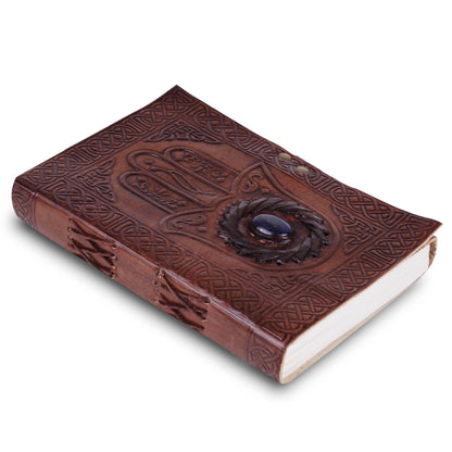 The Blue Topaz Notebook by Classy Leather Bags