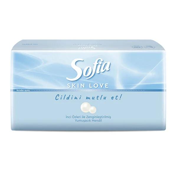 Sofia Skin Love: Gentle Facial Cleansing Wipes for Sensitive Skin - Soft, Pearl Essence Enriched, Makeup Remover & Baby Wipes by Beauty Care Bag