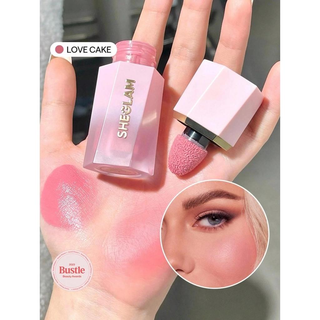 Sheglam Color Bloom Matte Liquid Blush in Love Cake by Beauty Care Bag