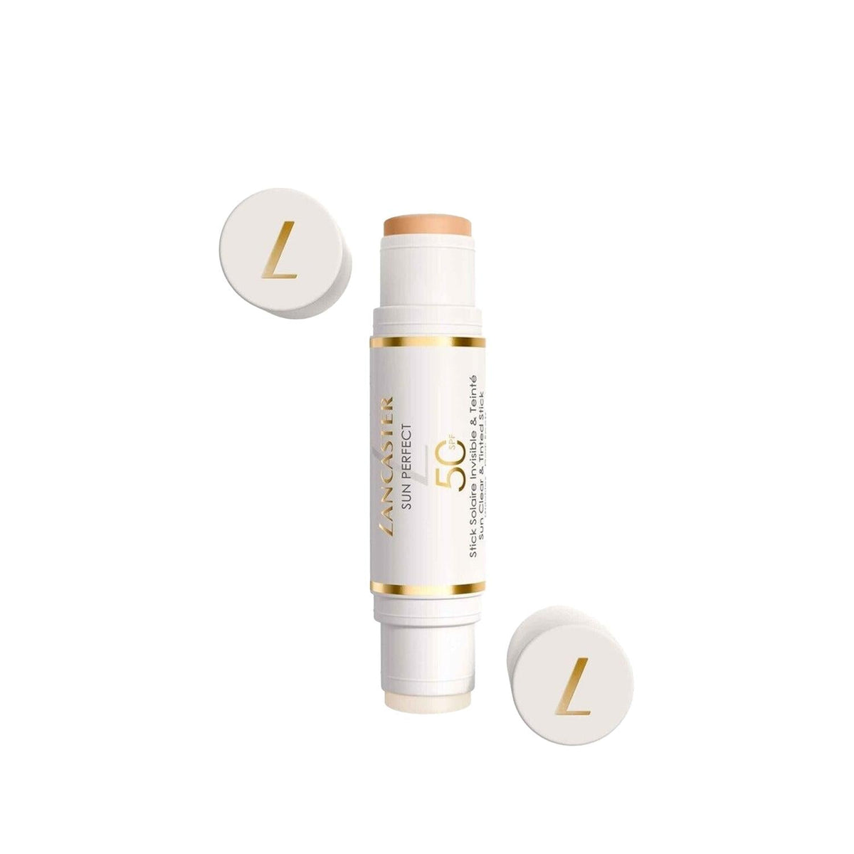 Lancaster Sun Perfect Sun Clear Tinted Stick Spf50 - High Protection Tinted Sunscreen Stick for All Skin Tones by Beauty Care Bag