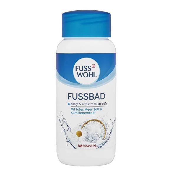Fusswohl foot bath salt with Dead Sea salt and chamomile