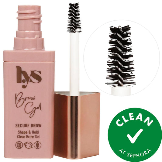 Secure clear vegan eyebrow gel