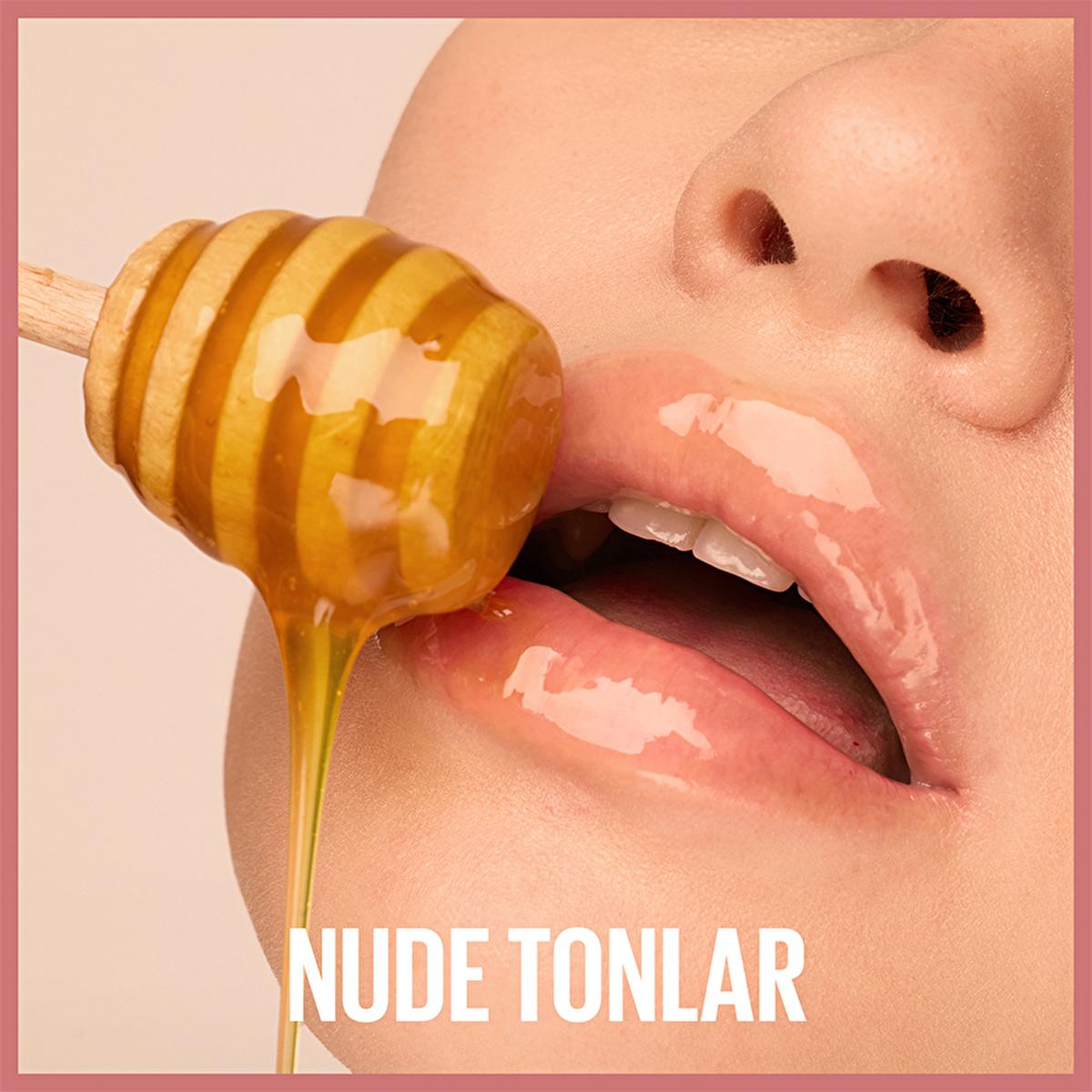 Maybelline Lifter Gloss: Honey'd Nude Lip Gloss with Hyaluronic Acid for Hydrated, Fuller-Looking Lips - High Shine, Moisturizing Formula by Beauty Care Bag