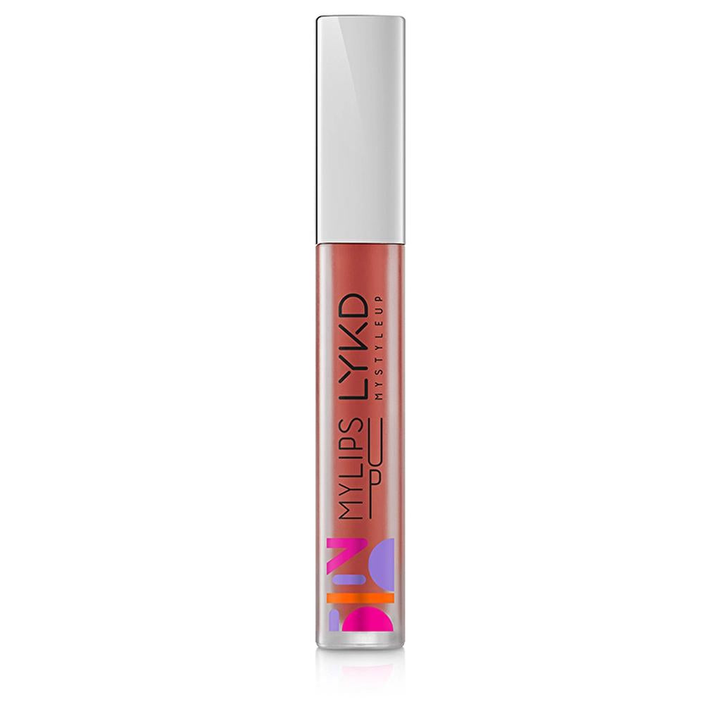 LYKD Liquid Matte Lipstick Matte Finish 522 Rose Kiss by Beauty Care Bag