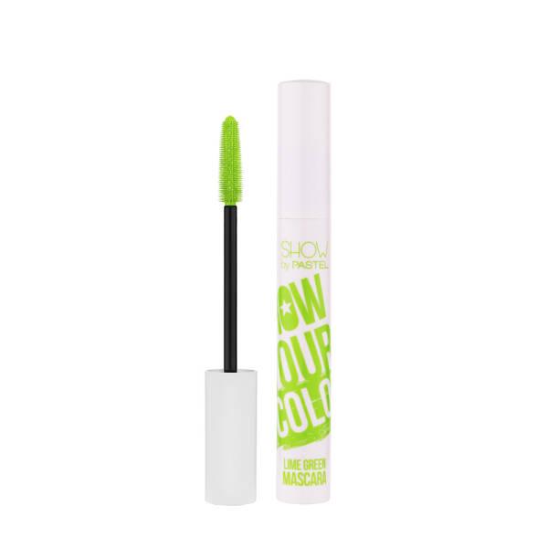 Pastel Show Your Color Lime Green Mascara: Volumizing, Smudge-Proof, and Long-Lasting Bright Green Lash Enhancer for Bold Eye Makeup Looks by Beauty Care Bag