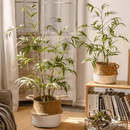 Artificial Bamboo Leaves in Pot by RusticReach
