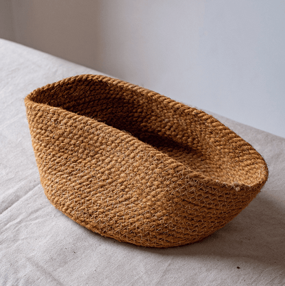 Cotton Rope Woven Basket Desktop Organizer by RusticReach