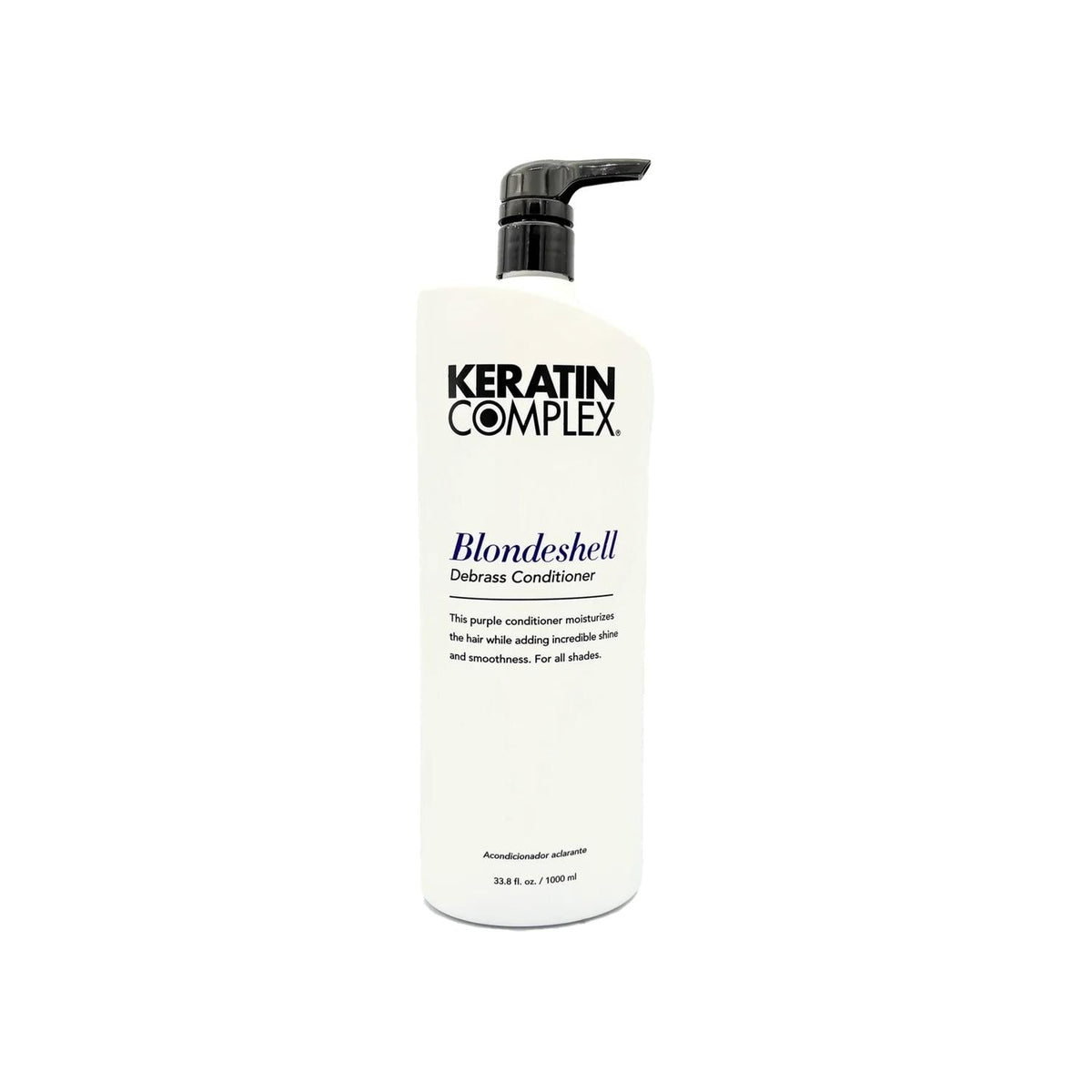 Keratin Complex Blondeshell Color Balancing Purple Hair Cream 1000ml - Nourishes & Enhances Blonde Hair by Beauty Care Bag
