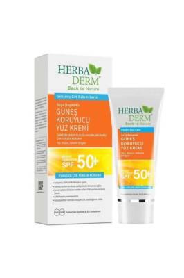 Herbaderm SPF50 Water-Resistant Sunscreen Lotion for Sensitive Skin - Anti-Aging Benefits by Beauty Care Bag