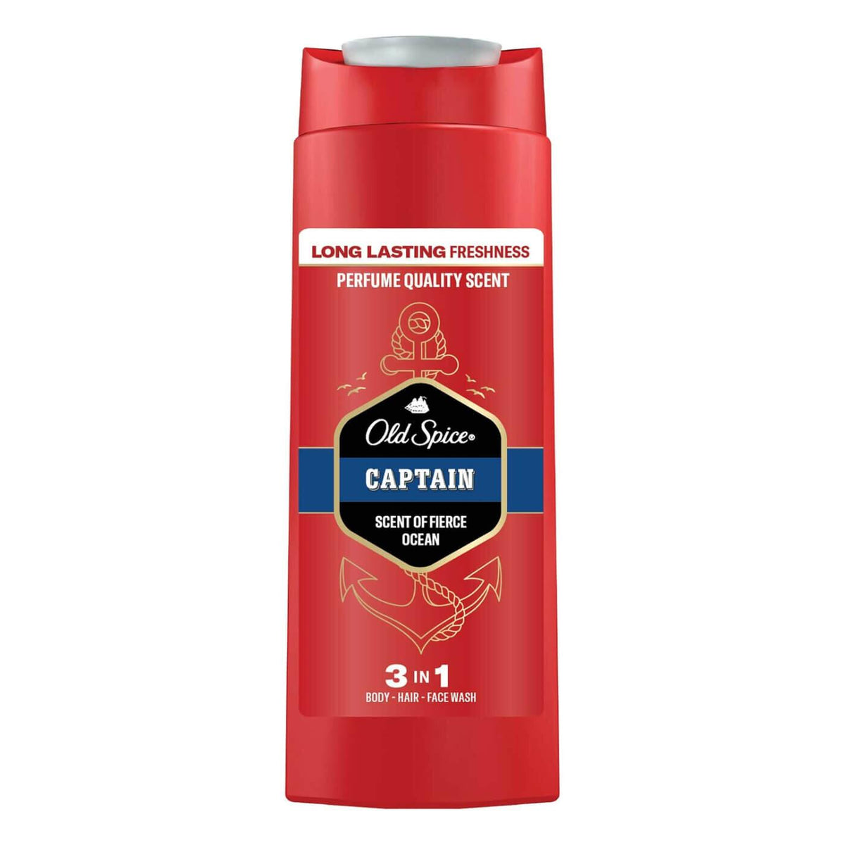 Old Spice Captain Shower Gel for Long-Lasting Freshness 90ml by Beauty Care Bag