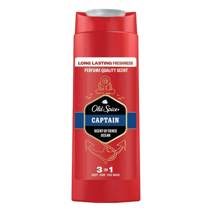 Old Spice Captain Shower Gel for Long-Lasting Freshness 90ml by Beauty Care Bag