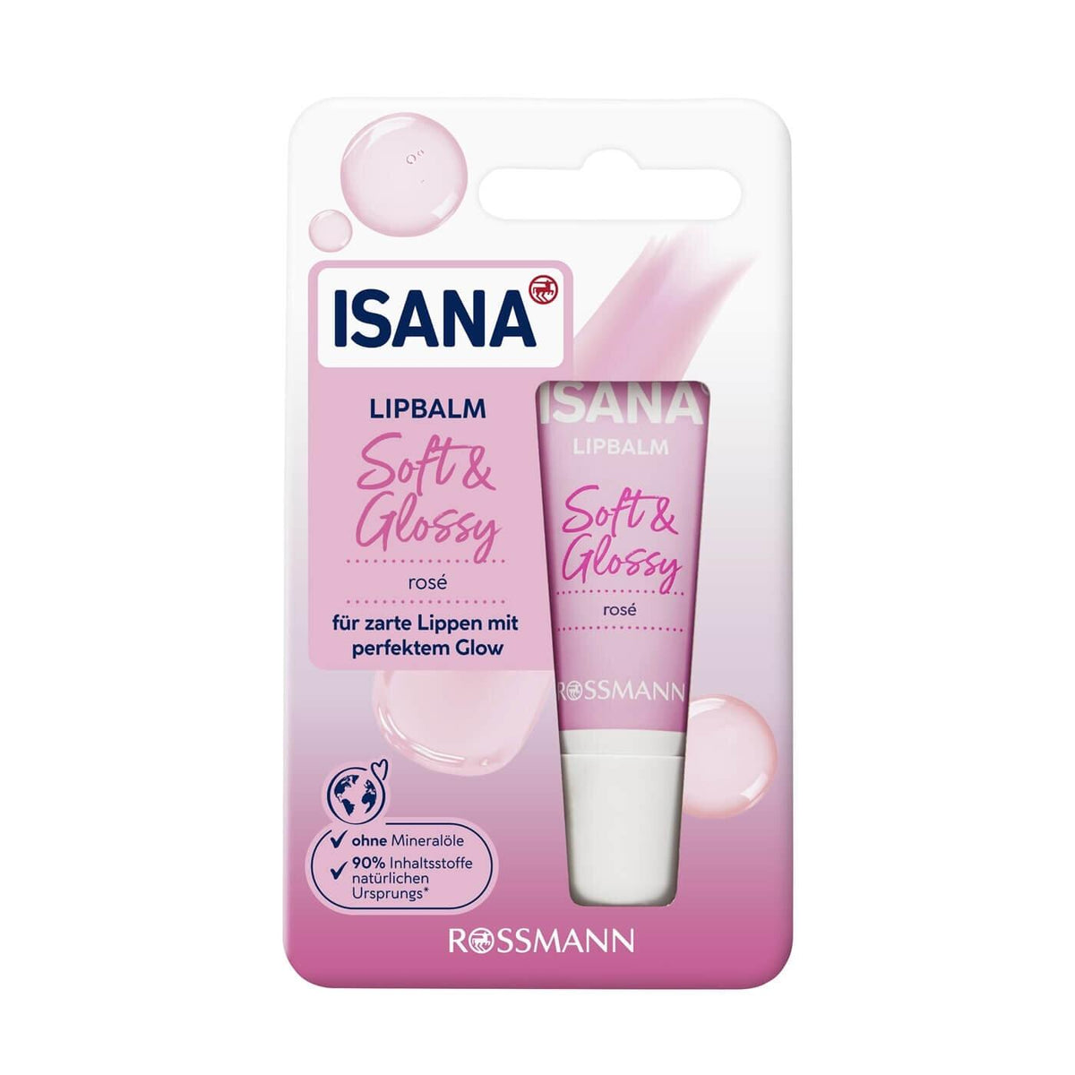Isana Soft & Glossy Lip Care Cream for Shiny Hydration 15g by Beauty Care Bag