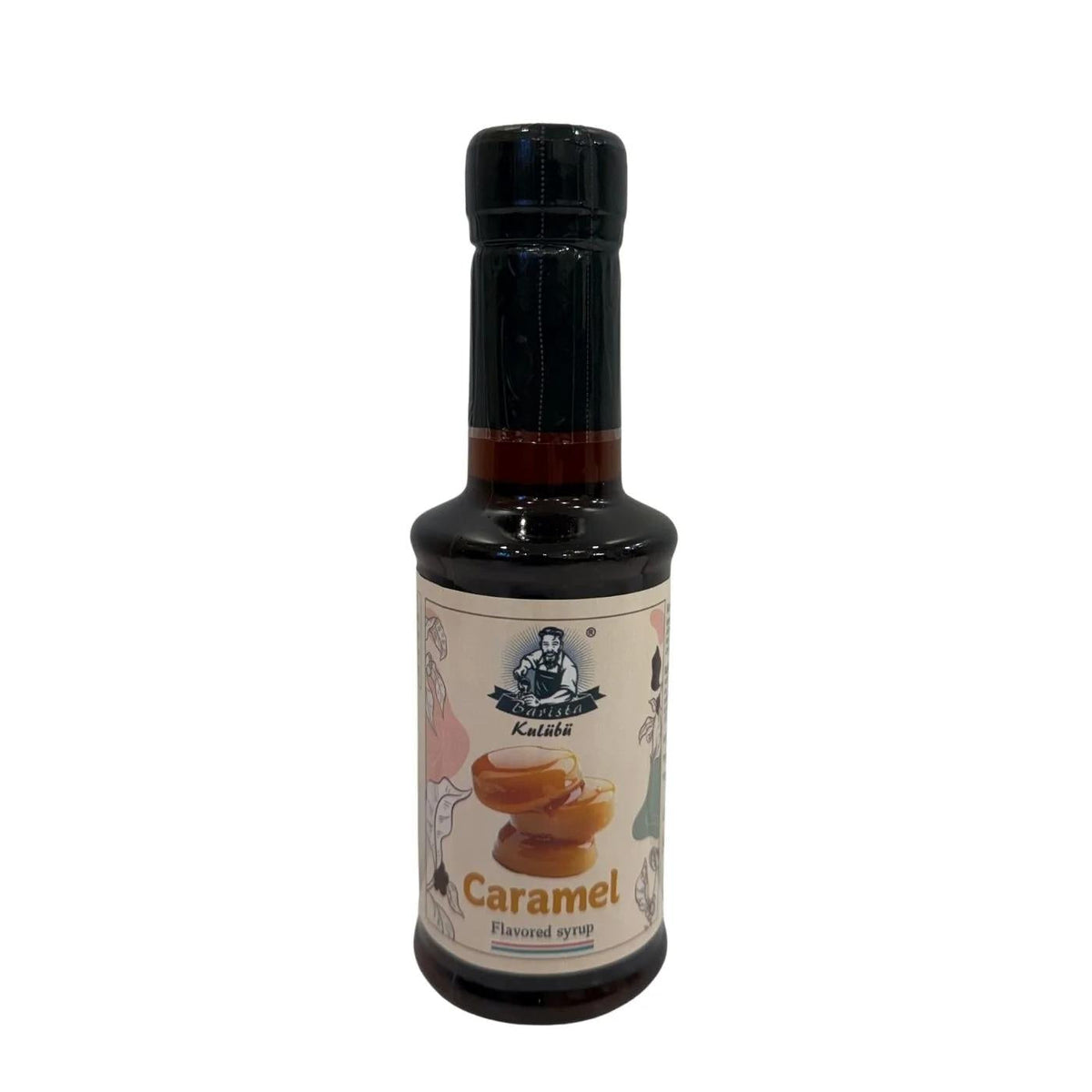 Barista Kulubu Caramel Flavored Syrup for Coffee 200 ml by Beauty Care Bag