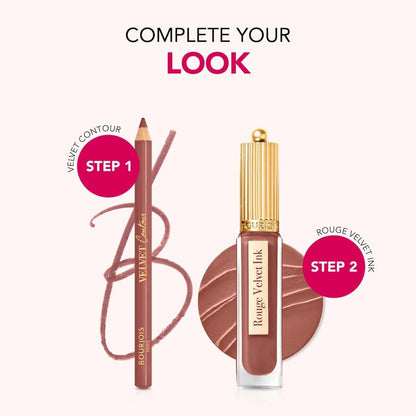 Bourjois Rouge Velvet Ink Liquid Lipstick 20 Brownista by Beauty Care Bag