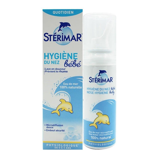 Sterimar Baby Natural Seawater Nasal Spray for Infants - Gentle Nasal Care for Congestion Relief by Beauty Care Bag