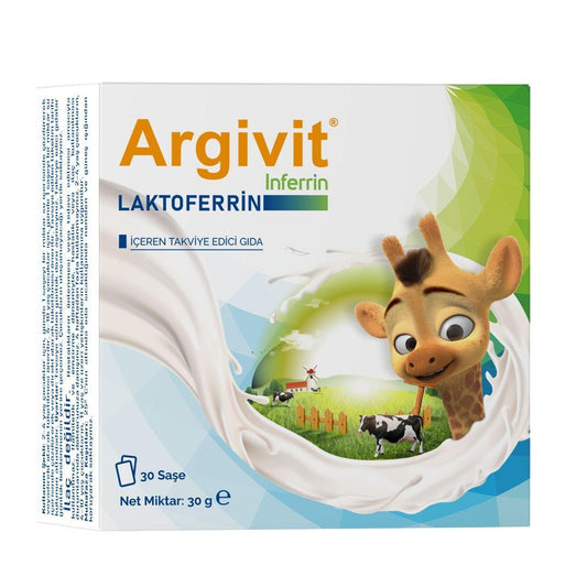 Argivit Inferrin: Lactoferrin Supplement for Kids & Adults - Boost Immunity & Iron Levels with Convenient Sachets by Beauty Care Bag