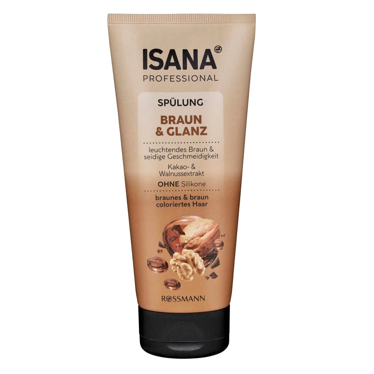 Isana Professional Brown & Shine Conditioner for Vibrant Hair 200ml by Beauty Care Bag