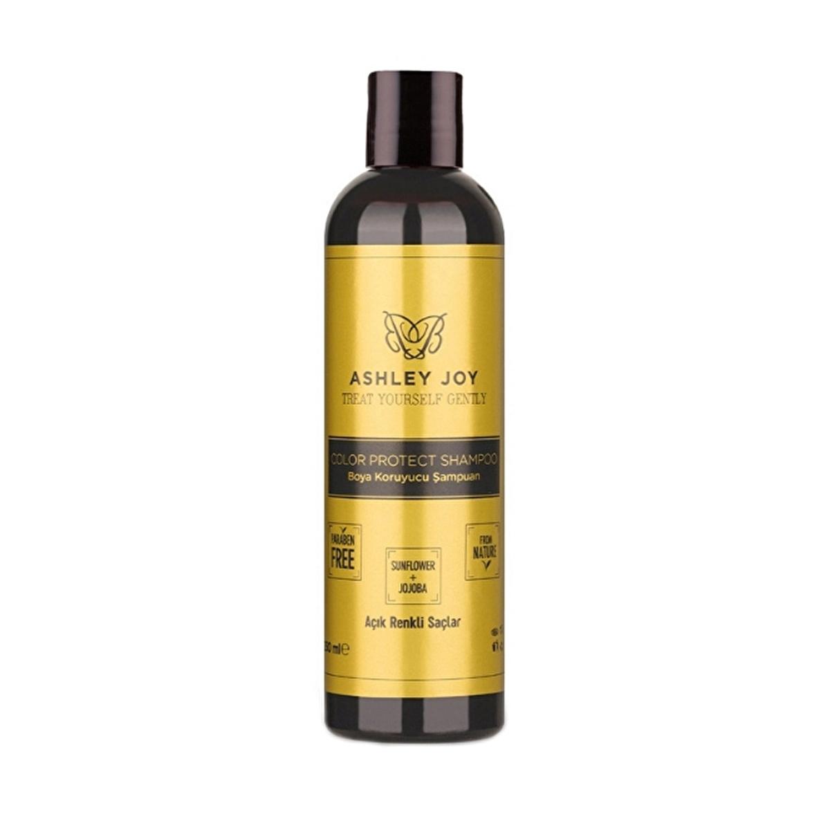 Ashley Joy Color Protecting Shampoo for Blonde, Highlighted Hair | Sunflower & Jojoba | Repair & Shine | Extend Color Vibrancy by Beauty Care Bag