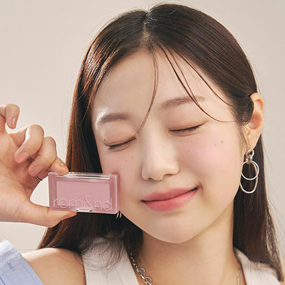 rom&nd Better Than Cheek Blush - C03 Fig Chip: Natural Pastel Blush for Long-Lasting, Oil Control & Silky Smooth Finish by Beauty Care Bag