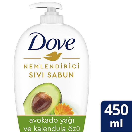 Dove Moisturizing Liquid Hand Soap with Avocado Oil & Calendula Extract - 15.22 fl oz - Gentle for Dry Skin by Beauty Care Bag