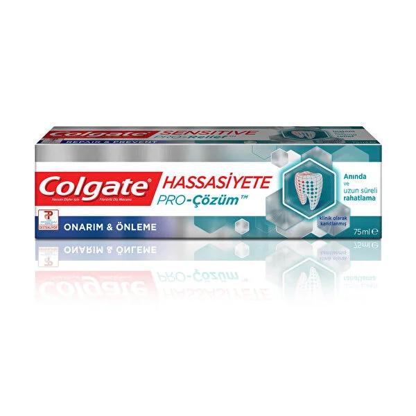 Colgate Sensitive Pro Relief Toothpaste: Repair & Prevent Pain - Fast Acting Sensitivity Relief & Long-Term Protection, 75ml/2.54 fl oz by Beauty Care Bag