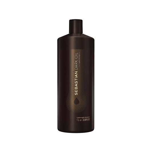 Sebastian Dark Oil Hair Care Shampoo - 1000ml Nourishing Formula for Dry or Damaged Hair by Beauty Care Bag