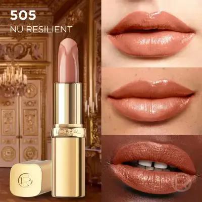 L'OrŽal Paris Color Riche Nude Intense Lipstick - 505 NU Resilient, Long-Lasting Moisturizing Nude Lip Color by Beauty Care Bag