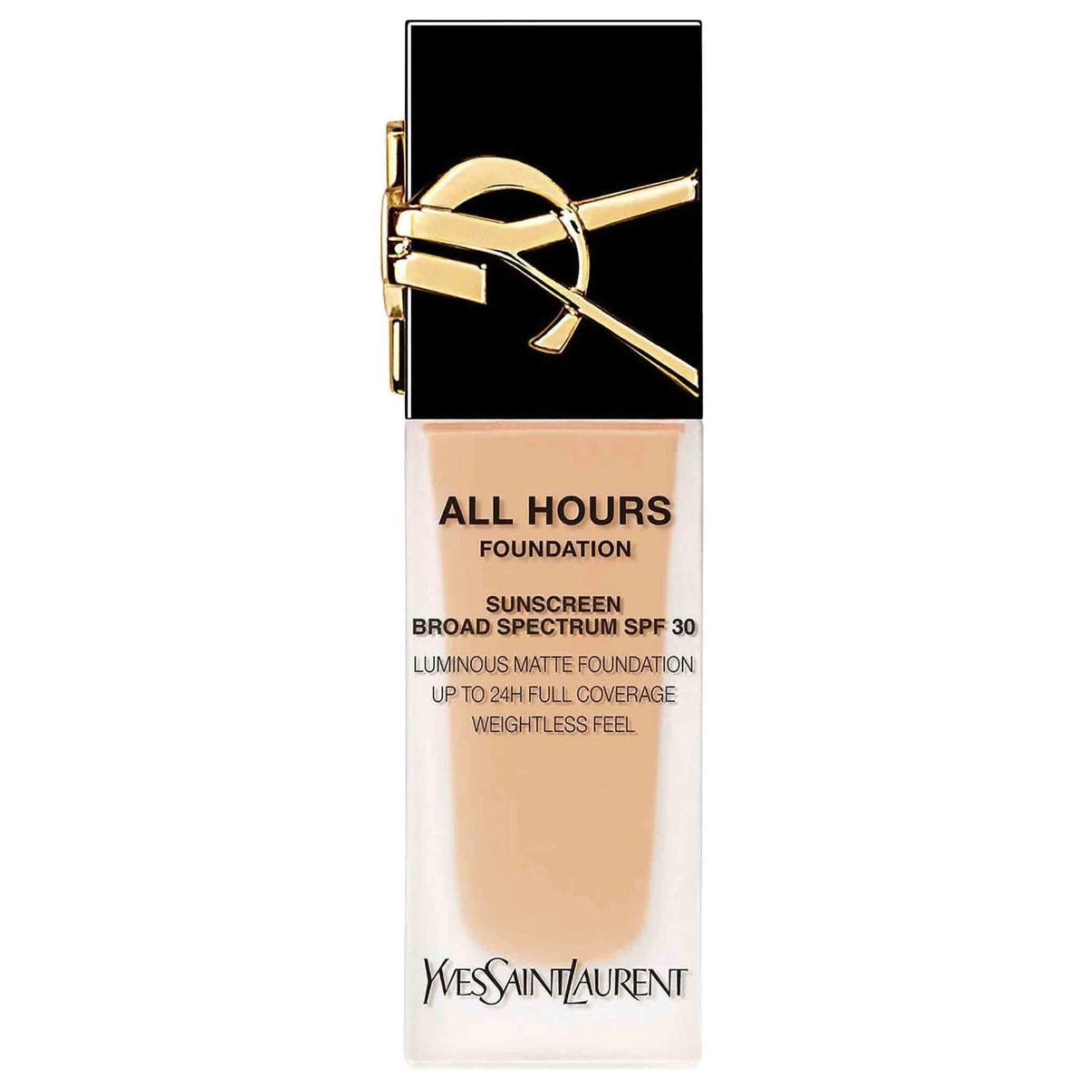 All Hours 24H Longwear Liquid Foundation SPF 30 - Matte Finish, Hydrating, Full Coverage - All Skin Types by Beauty Care Bag