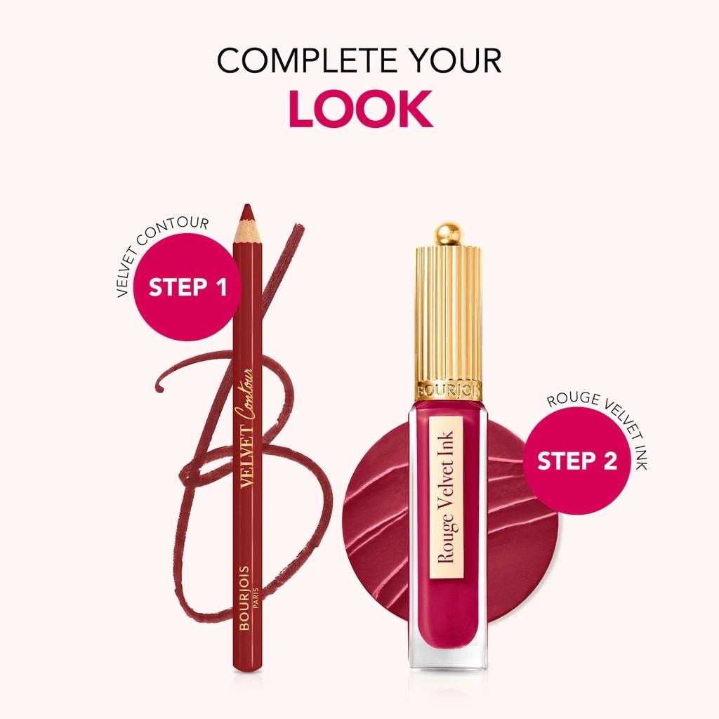 Bourjois Rouge Velvet Ink Liquid Lipstick 10 Re(D)belle 3.5ml by Beauty Care Bag