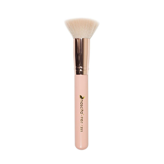 Nascita Soft Colors Kabuki Foundation Brush - Handmade, Soft Bristles for Smooth Makeup Application by Beauty Care Bag