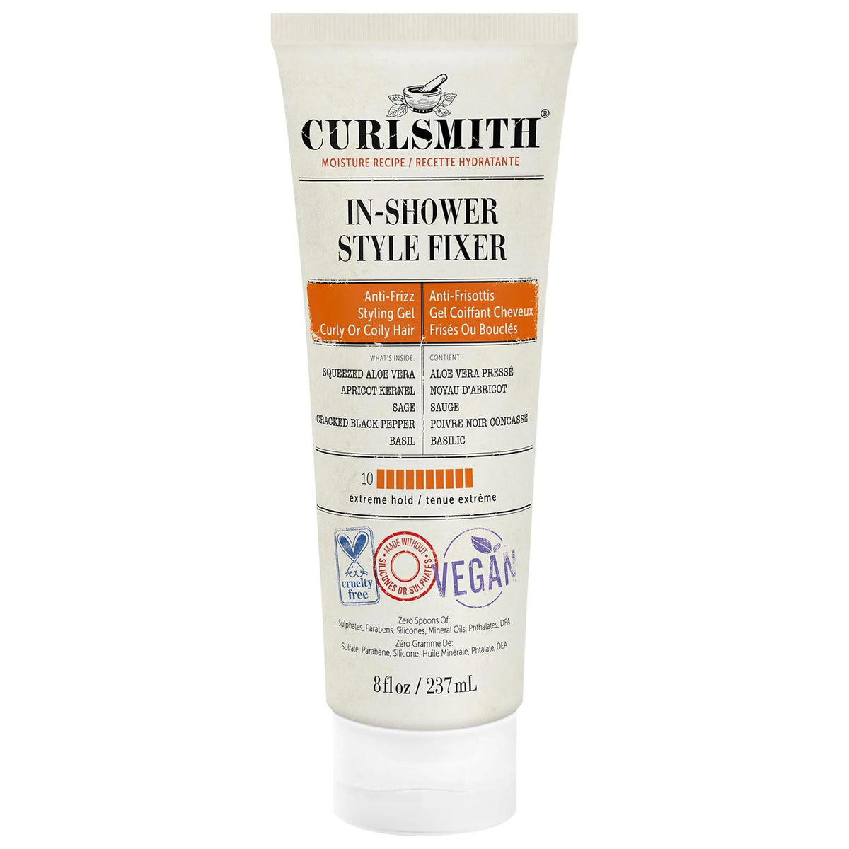 In-Shower Style Fixer extreme hold curly hair gel