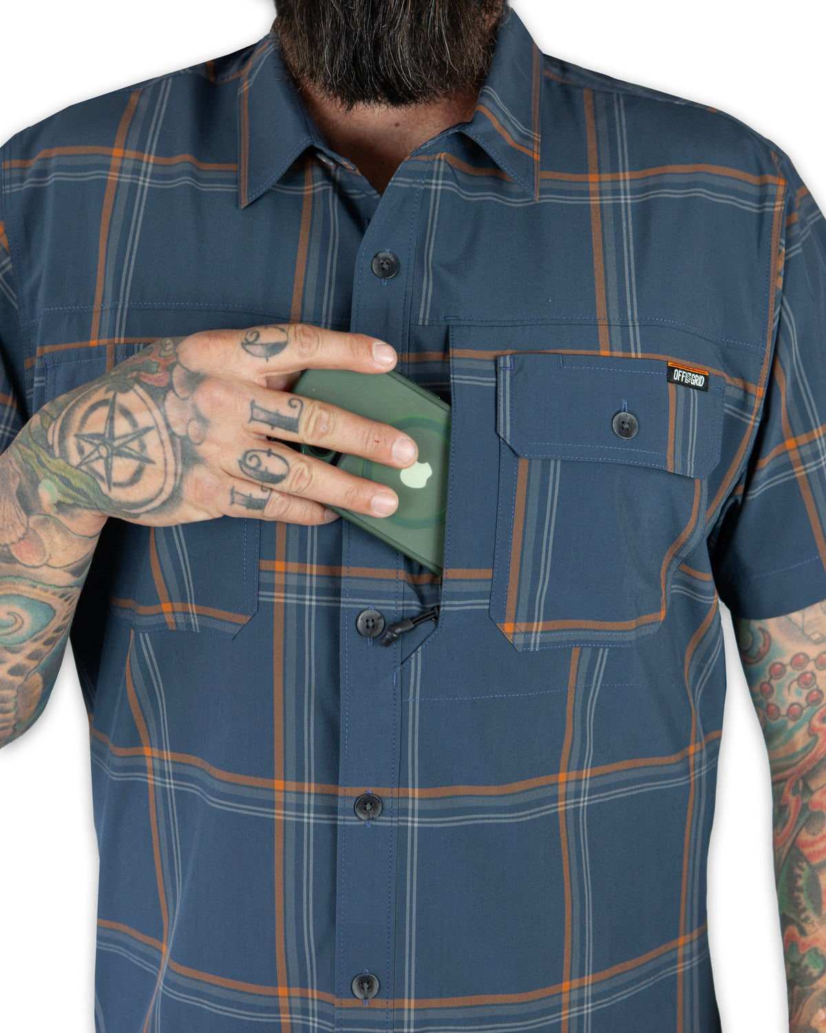 Jack Knife SS Shirt - Dk Gray Blue by Off The Grid Surplus