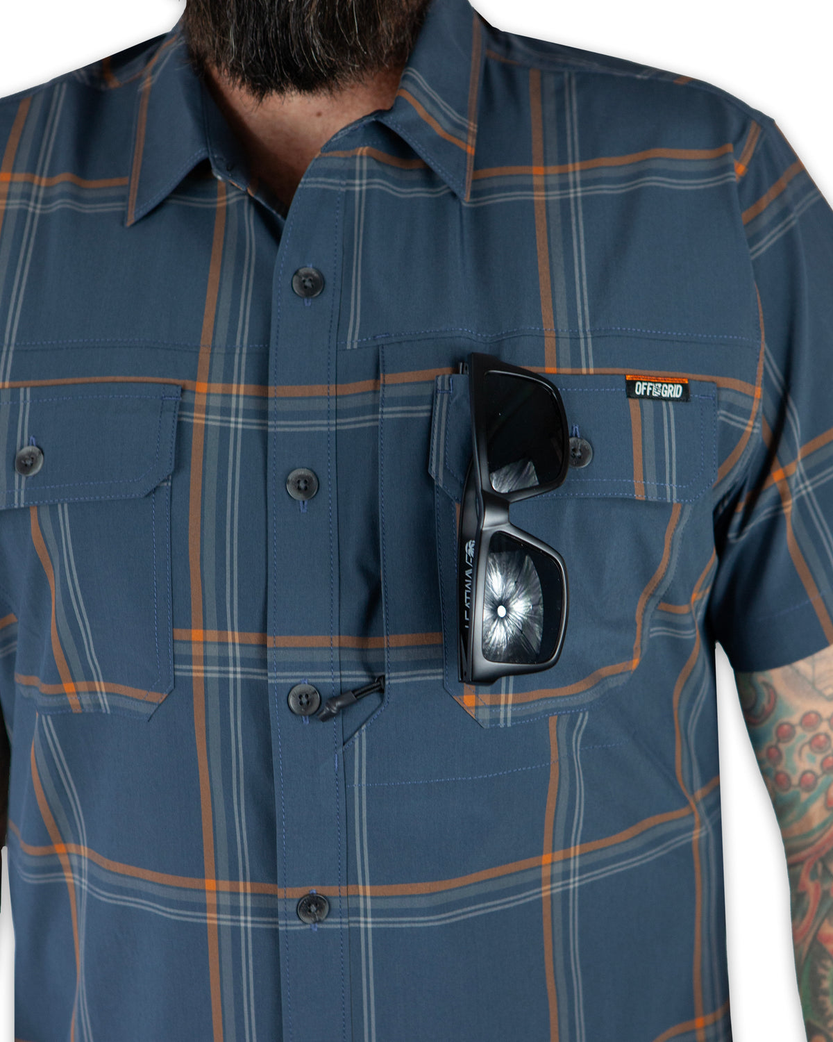 Jack Knife SS Shirt - Dk Gray Blue by Off The Grid Surplus