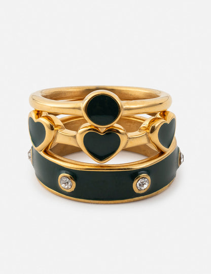 Jade Ring Set by Elevated Faith