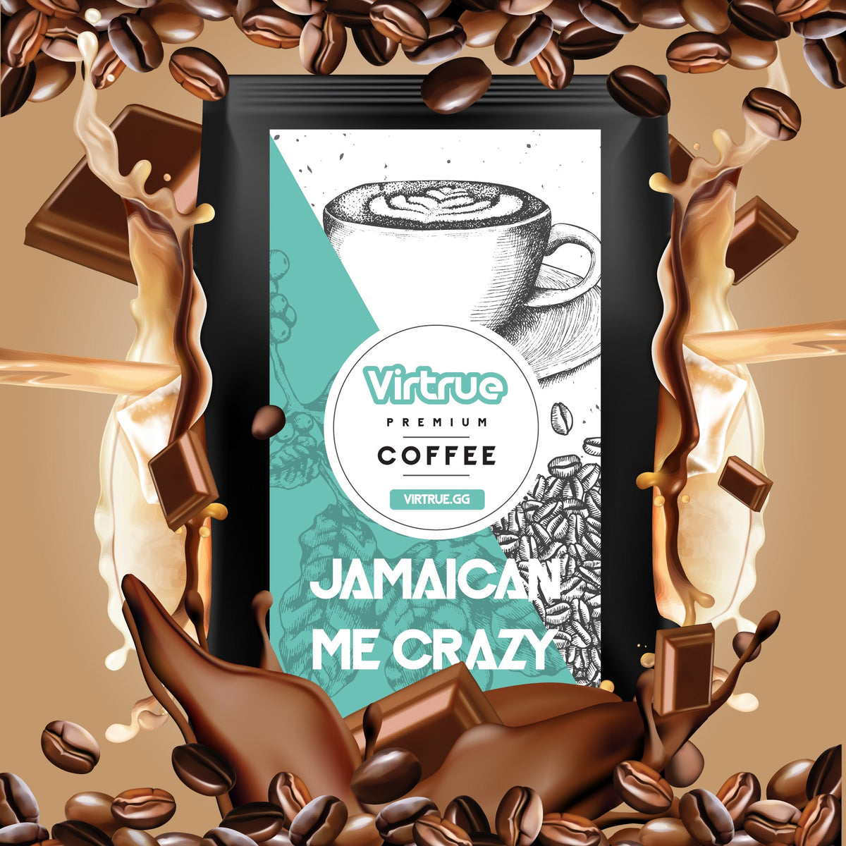 Jamaican Me Crazy flavored coffee – view 2