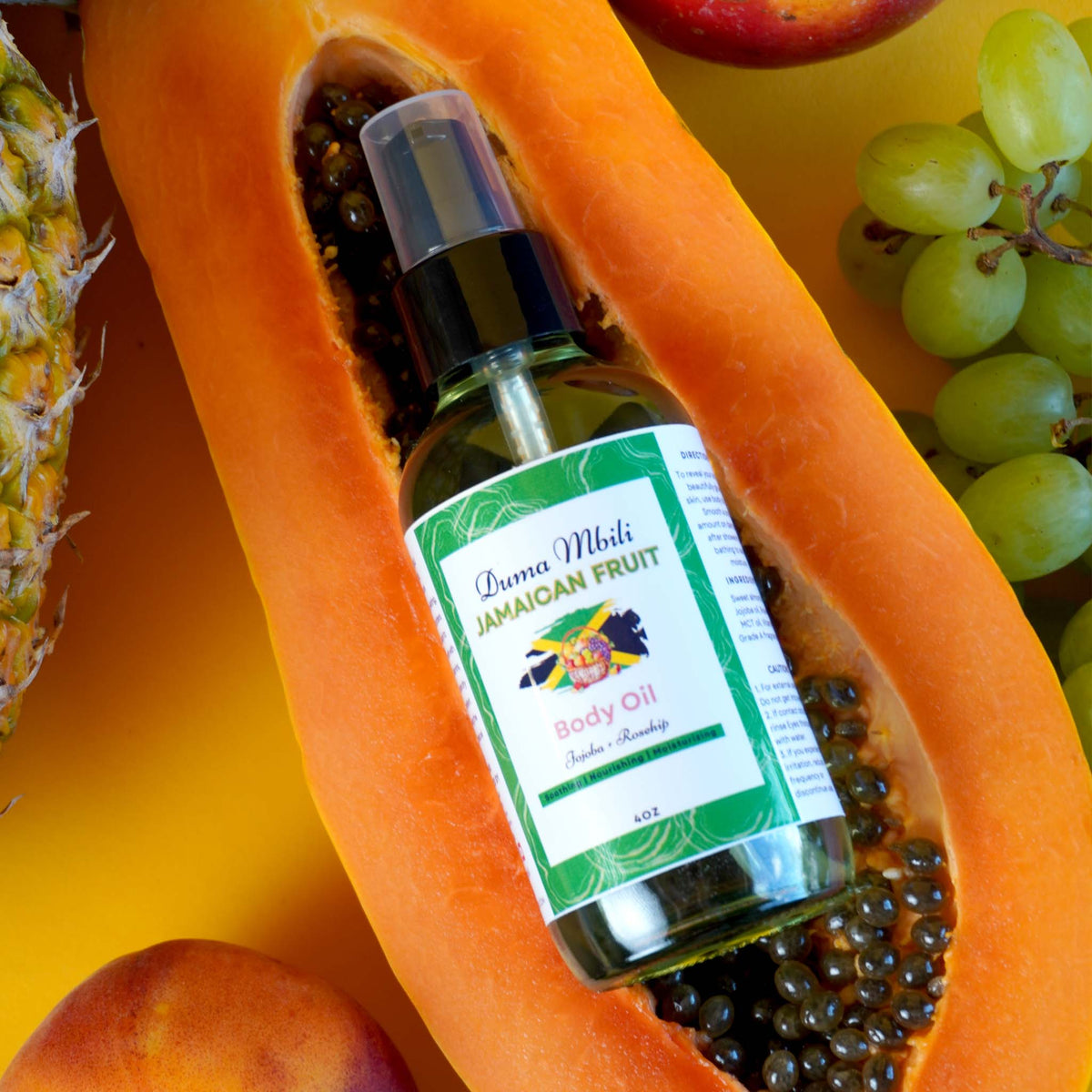 Jamaican Fruit body oil – view 2