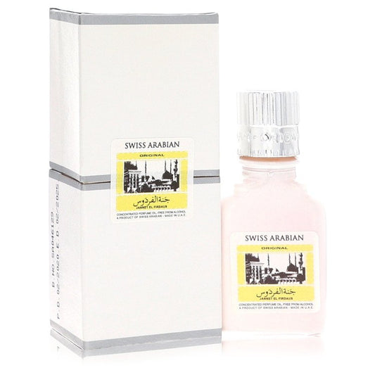 Jannet El Firdaus by Swiss Arabian Concentrated Perfume Oil Free From Alcohol (Unisex White Attar) .30 oz for Men by Avera Group