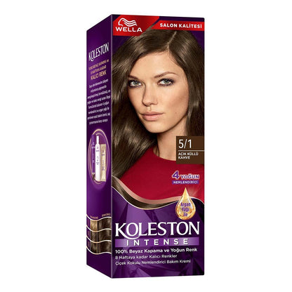 Wella Koleston Intense Hair Dye - 100% Grey Coverage, Long-Lasting Color with Argan Oil by Beauty Care Bag