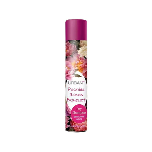 URBAN Care Peonies Roses Bouquet Dry Shampoo 200ml - Convenient Hair Refreshment by Beauty Care Bag