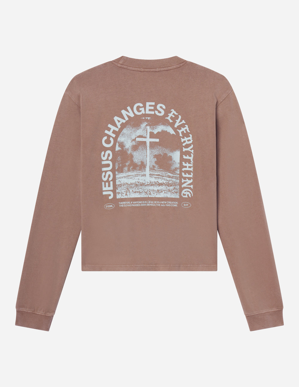 Jesus Changes Everything LS Heavyweight Tee by Elevated Faith