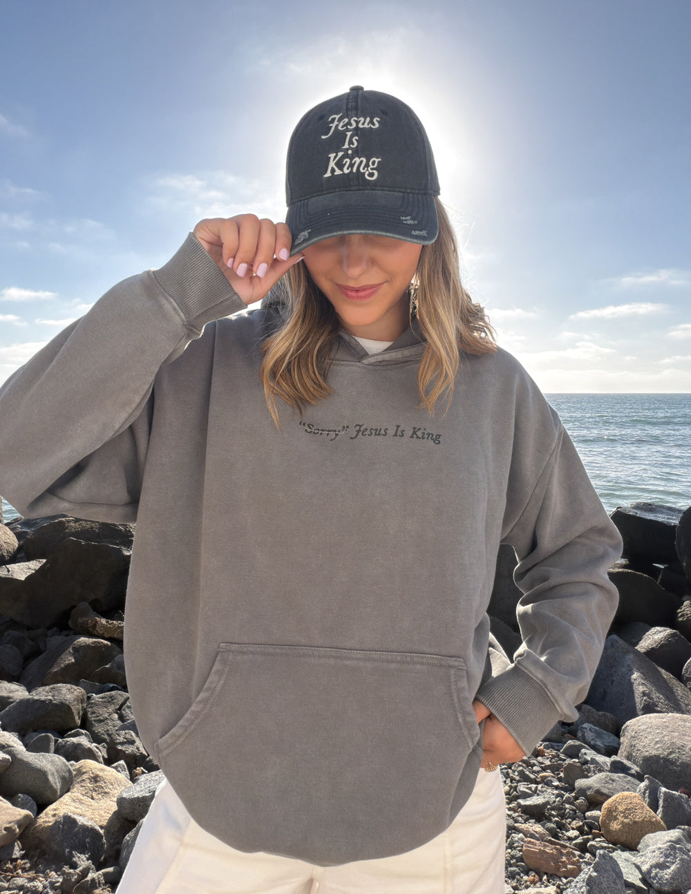 Jesus Is King Hat by Elevated Faith