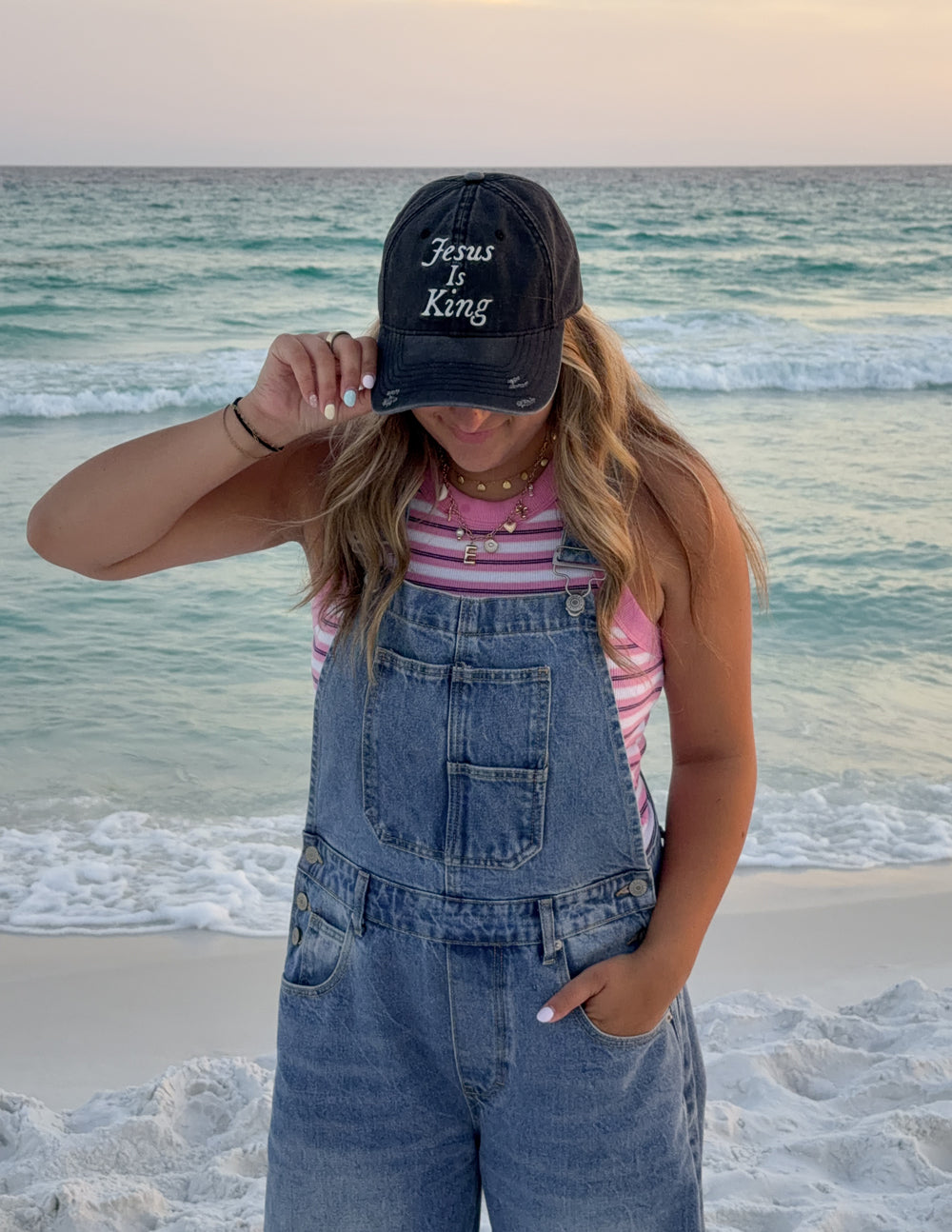 Jesus Is King Hat by Elevated Faith