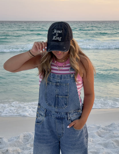 Jesus Is King Hat by Elevated Faith