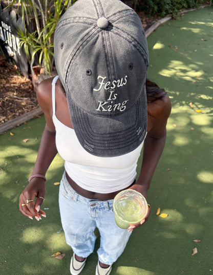 Jesus Is King Hat by Elevated Faith